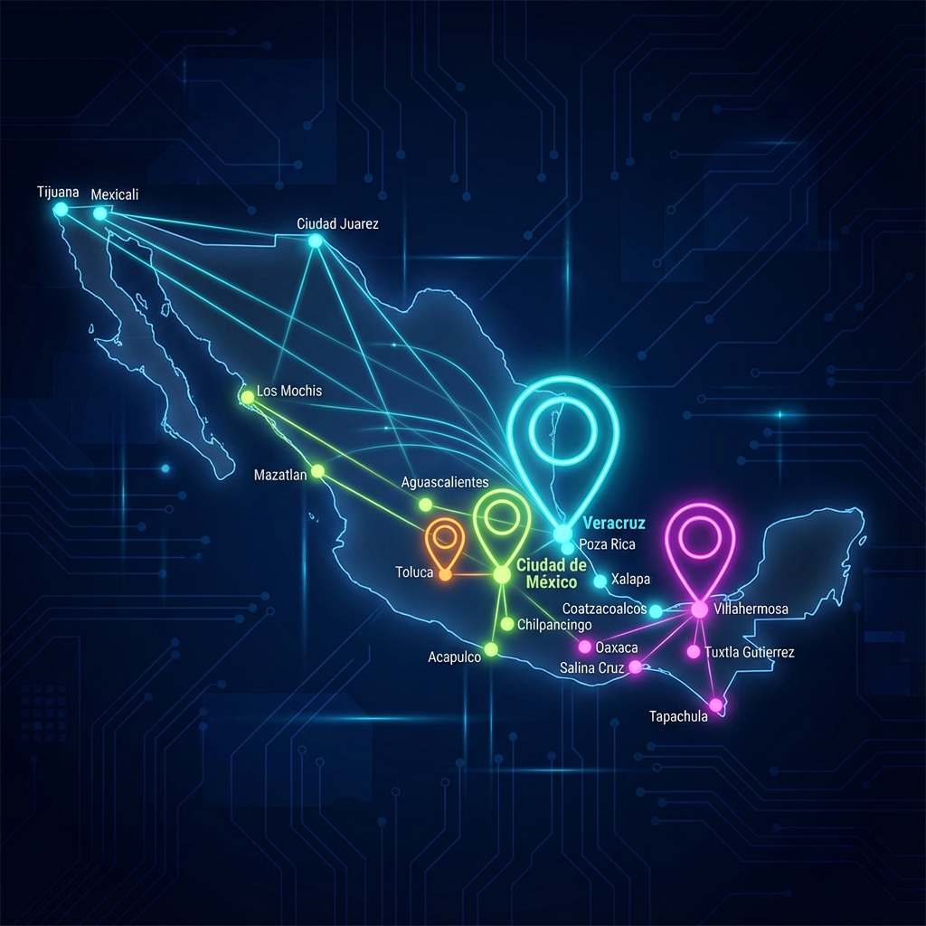 Mapa de Cobertura Grupo DYCS